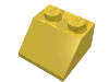 Деталь LEGO Скос 45° 2 x 2, Желтый