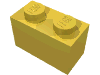 Набор LEGO Brick 1 x 2 without Bottom Tube, Желтый