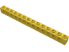 Деталь LEGO Кирпичик Technic 1 x 14, Желтый