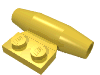 Набор LEGO Engine - Smooth, Small 1 x 2 Side Plate [With Axle Holders], Желтый