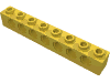 Деталь LEGO Кирпичик Technic 1 x 8, Желтый