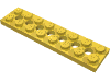 Деталь LEGO Пластина Technic 2 x 8, Желтый