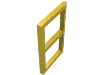 Деталь LEGO Window 1 x 2 x 3 Pane, Желтый