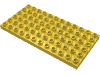 Деталь LEGO Пластина Duplo 6 x 12, Желтый