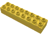 Деталь LEGO Кирпичик 2 x 8, Желтый