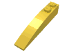 Деталь LEGO Скос изогнутый 6 x 1, Желтый