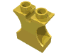 Деталь LEGO Duplo, Brick 1 x 2 x 2 with Side Cutouts and Channel in Top, Желтый