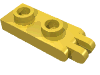 Набор LEGO Hinge Plate 1 x 2 with 2 Fingers and Hollow Studs, Желтый