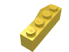 Деталь LEGO Wedge 4 x 2 Sloped Right, Желтый