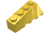 Деталь LEGO Wedge 4 x 2 Sloped Left, Желтый