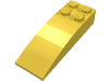 Деталь LEGO Скос изогнутый 6 x 2, Желтый