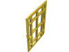 Набор LEGO Door 1 x 6 x 7 Barred, Желтый