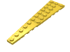 Набор LEGO Wedge Plate 12 x 3 Left, Желтый