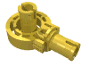 Деталь LEGO Technic Rotation Joint Ball Loop with Two Perpendicular Pins with Friction, Желтый