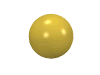 Деталь LEGO Ball 52mm Diameter, Желтый