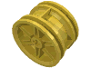 Деталь LEGO Wheel 30.4 x 20 without Pinholes, with Reinforced Rim, Желтый