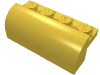 Деталь LEGO Кирпичик 2 x 4 x 1 1/3, с изогнутым верхом, Желтый