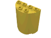Деталь LEGO Цилиндр половинный 2 x 4 x 4, Желтый