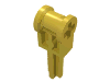 Деталь LEGO Technic Pole Reverser Handle, Желтый