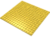 Набор LEGO Plate 16 x 16, Желтый