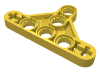 Деталь LEGO Technic Beam Triangle Thin [Type II], Желтый