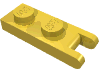 Набор LEGO Hinge Plate  1 x  2 with 2 Fingers at Outer Edges, Желтый
