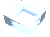Набор LEGO Tile 1 x 1 without Groove, Trans-Medium Blue