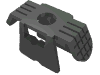 Деталь LEGO Minifig Armour Ninja Style, Жемчужный темно-серый