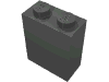 Набор LEGO Brick 1 x 2 x 2 with Inside Axle Holder, Pearl Dark Gray