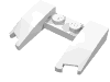 Деталь LEGO Клин, с вырезом 3 x 4 x 2/3, Белый