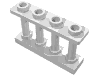 Деталь LEGO Fence Spindled 1 x 4 x 2 [4 Top Studs], Белый