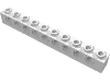 Деталь LEGO Кирпичик Technic 1 x 10, Белый