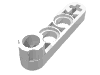 Деталь LEGO Technic Beam 1 x 4 Thin with Stud Connector, Белый