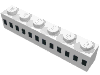 Набор LEGO Brick 1 x 6 with 12 Black Squares Print, Белый