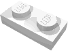 Деталь LEGO Пластина 1 x 2, Белый