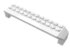 Деталь LEGO Кирпичик-арка 2 x 14 x 2 1/3, Белый