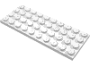 Набор LEGO Plate 4 x 10, Белый