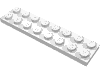 Деталь LEGO Пластина 2 x 8, Белый