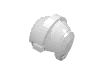 Деталь LEGO Minifig Helmet Star Wars Rebel Pilot, Белый