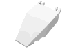 Деталь LEGO Лобовое стекло 7 x 4 x 1 2/3, Белый