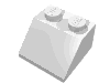 Деталь LEGO Скос 45° 2 x 2, Белый