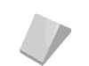Деталь LEGO Slope 45° 2 x 1 Double with Ovoid Bottom Pin, Белый