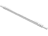 Деталь LEGO Hose Soft Axle 12, Белый