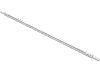 Деталь LEGO Hose Soft Axle 19, Белый