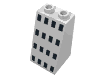 Набор LEGO Slope 75В° 2 x 2 x 3 with Ferry Windows Black Print, Белый