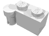 Деталь LEGO Кирпичик шарнирный 1 x 4, Белый
