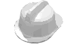Деталь LEGO Minifig Fire Helmet, Белый