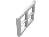 Деталь LEGO Window 2 x 4 x 3 Pane, Белый