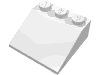 Деталь LEGO Скос 33° 3 x 3, Белый