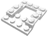 Набор LEGO Vehicle Base 4 x 5, Белый